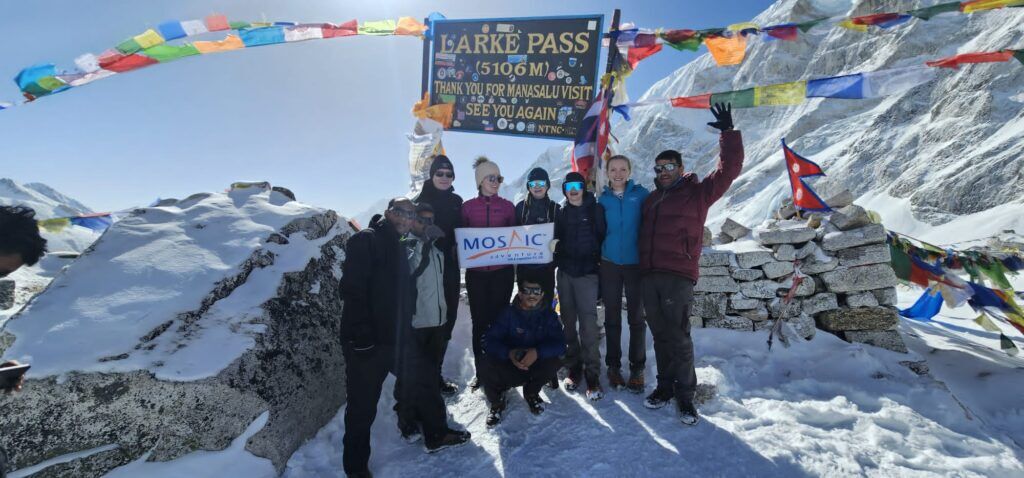 Manaslu circuit trek April 2025 with Mosaic Adventure