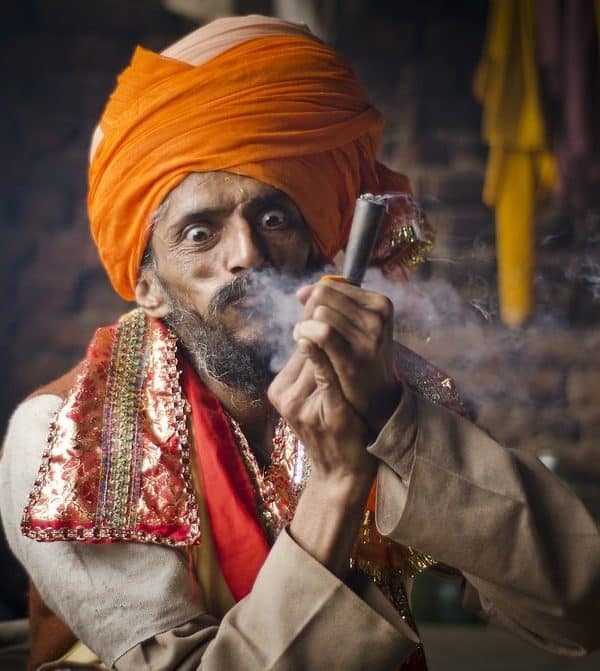 sadhu at Pashupatinath, Kathmandu heritages day tour