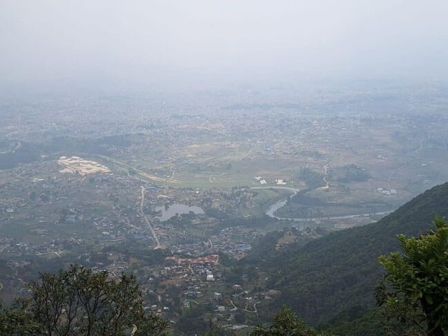valley view from champadevi hill