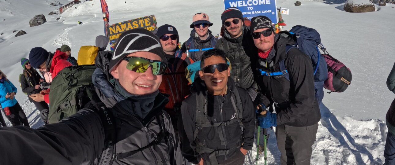 look at the views - april can be the best time to trek annapurna base camp