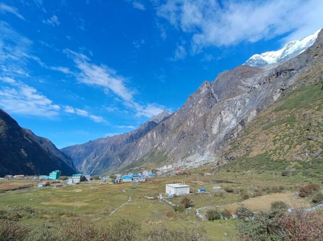 langtang village trek in the valley