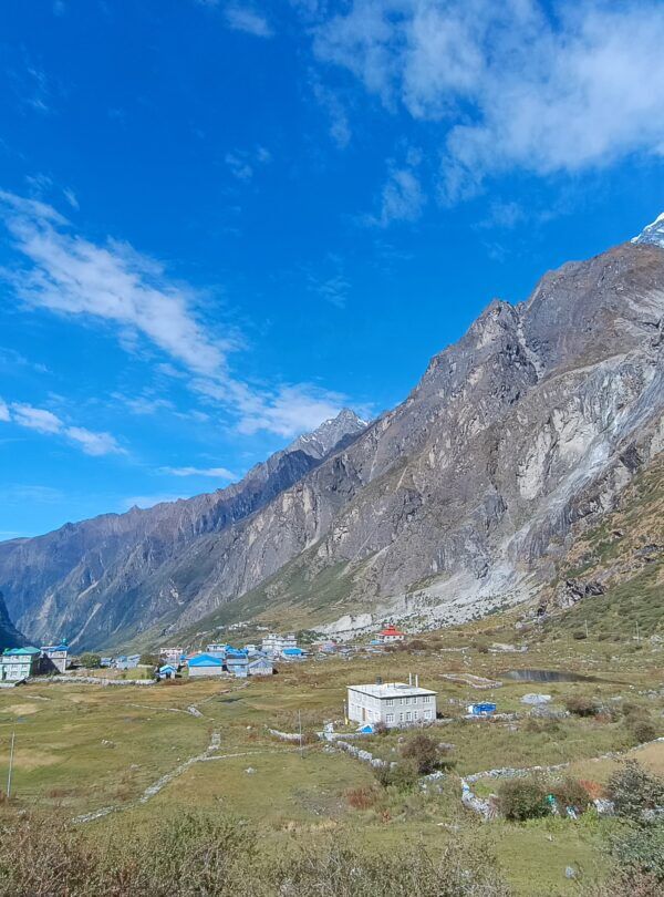 langtang village trek in the valley