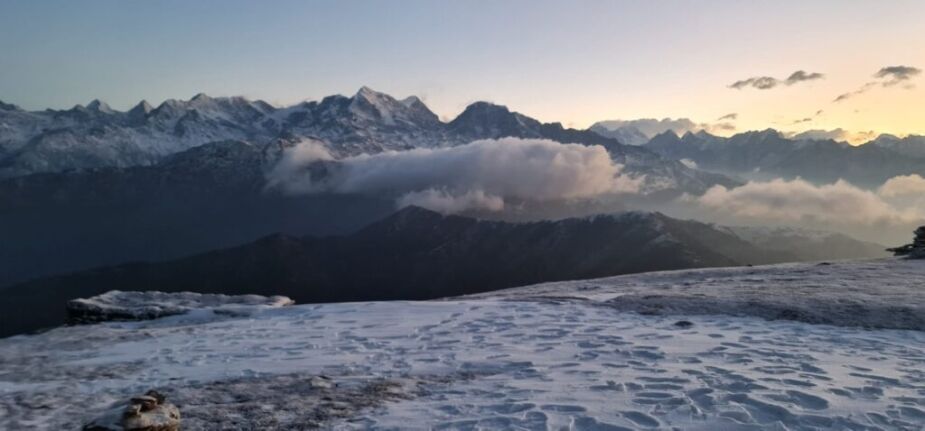 beautiful view from pikey peak