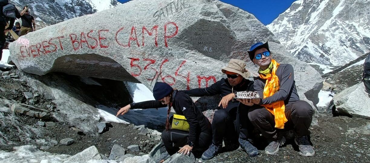 celebrations at everest base camp