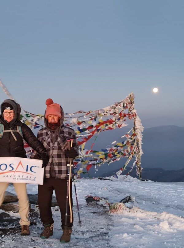 we are at the top of Pikey Peak